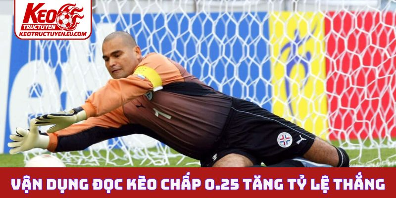 Vận dụng cách đọc kèo chấp 0.25 tăng tỷ lệ thắng